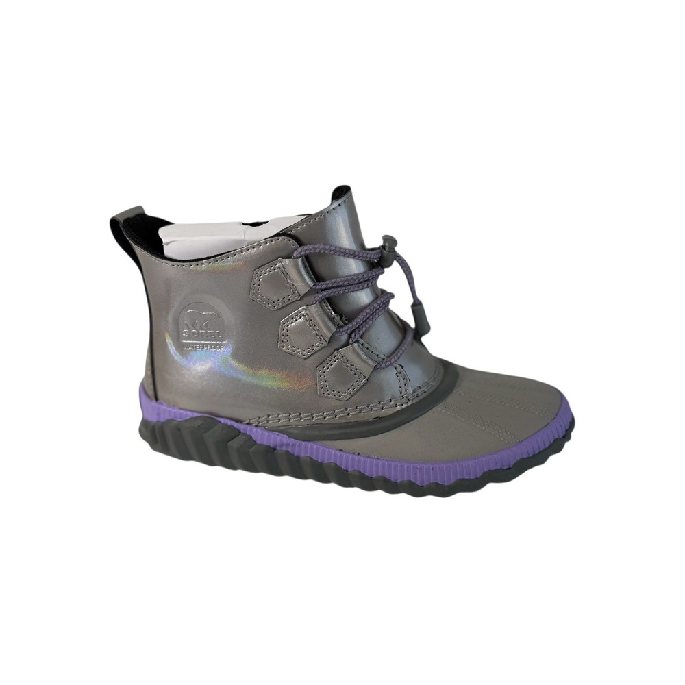 Sorel Youth Out n About Plus Chrome Purple Size 1Y No Box